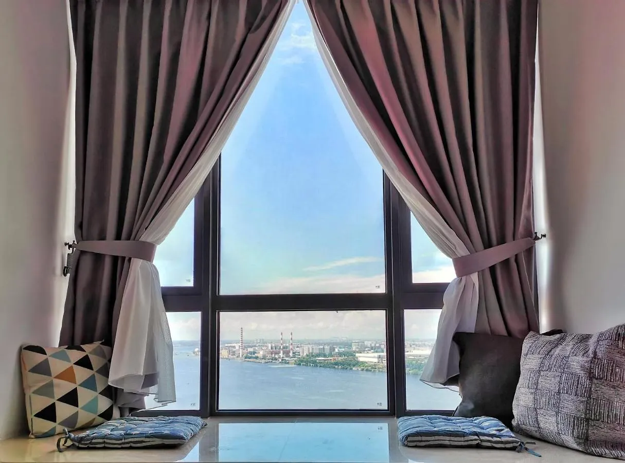 Yussy 1Bedroom Sea View Condo At R&F Princess Cove Johor Bahru Lejlighed